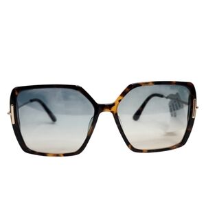 TOM FORD Joanna Butterfly Havana  Sunglasses NEW